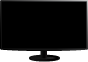 close up illustration of a black scrap pc computer monitor screen